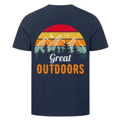 Wildherz Premium T-Shirt Great Outdoors mit Naturmotiv in Baumwolle